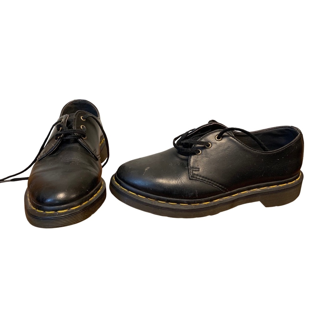 Dr Martens 1461 Black Leather 3 Eye Oxford Shoes Womens Size 7 US 37 EU